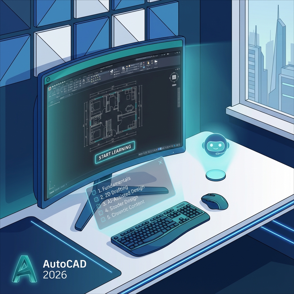 Nauka AutoCAD 2026 - start